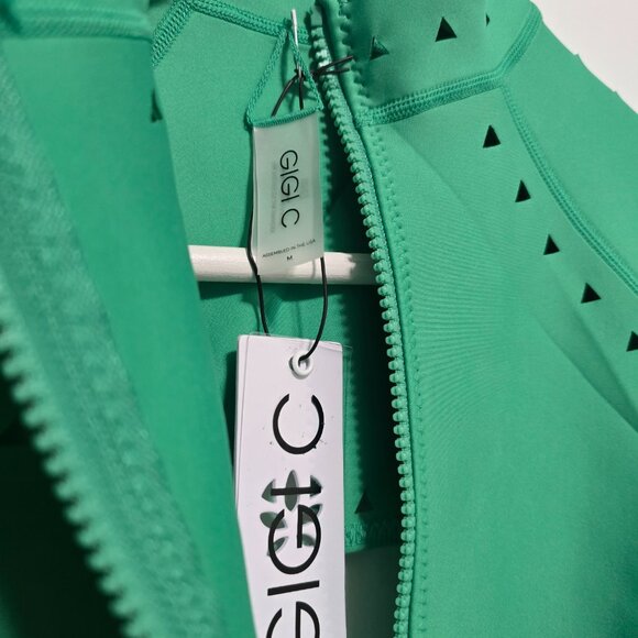 Gigi C Zip Front Lydia Surfsuit. Sz M Emerald. NWT RP $260 - Picture 8 of 10